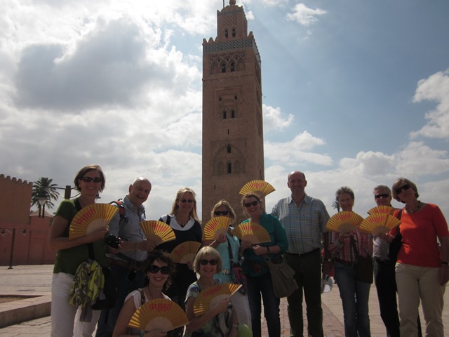 Marrakesch_September Der Safran-Fächer in Marokko