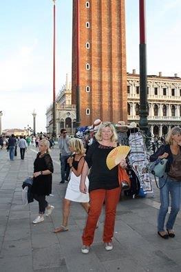 Venedig Der Safran-Fächer in Venedig