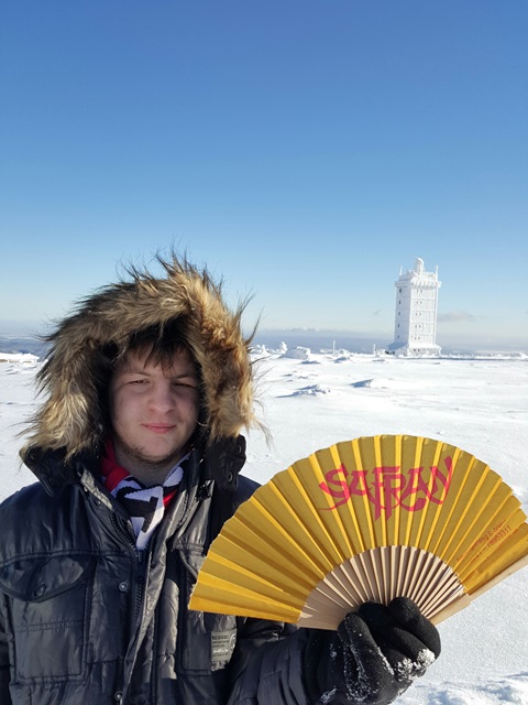 Brocken Der Safran Fächer auf dem Brocken