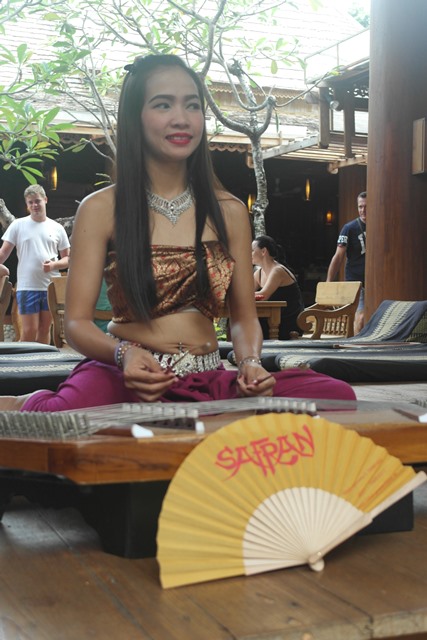 Thailand Der Safran Fächer in Thailand