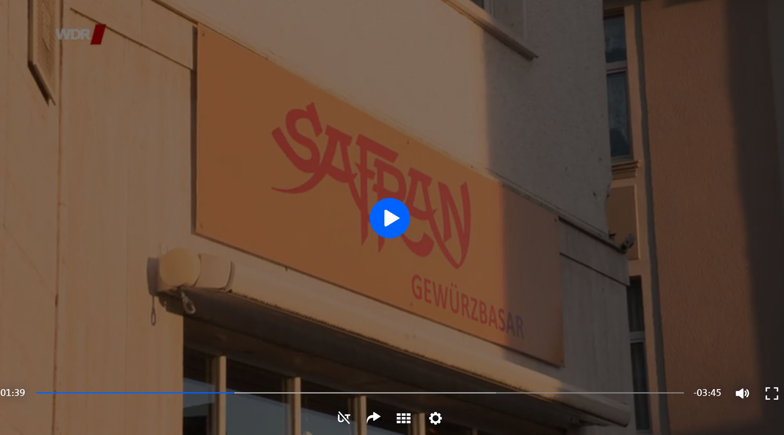 Safran Gewürzbasar im WDR